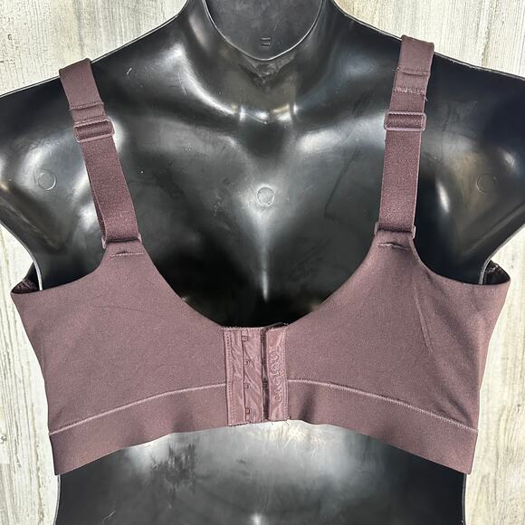 Cacique 40H Brown No-Wire Bra MSRP $50 Comfort Bliss Lightly Lined - Picture 2 of 5
